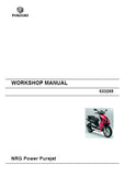PIAGGIO NRG POWER PUREJET SCOOTER 2007 WORKSHOP MANUAL 248 PAGES ENGLISH