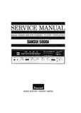 SANSUI 5000A SOLID STATE AM/FM STEREO TUNER AMPLIFIER SERVICE MANUAL