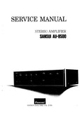 SANSUI AU-8500 STEREO AMPLIFIER SERVICE MANUAL IN ENGLISH