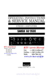 SANSUI AU-9500 STEREO AMPLIFIER OPERATING INSTRUCTIONS AND SERVICE MANUAL