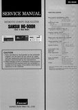 SANSUI RG-900R REMOTE COMPU-EQUALIZER SERVICE MANUAL IN ENGLISH