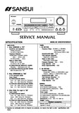 SANSUI RZ-5100 RZ-5110 RZ-5200AV STEREO RECEIVER SERVICE MANUAL