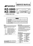 SANSUI RZ-5900 RZ-3900 STEREO RECEIVER SERVICE MANUAL IN ENGLISH