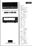 SANSUI TA-300 TA-500 DC INTEGRATED TUNER AMPLIFIER SERVICE MANUAL