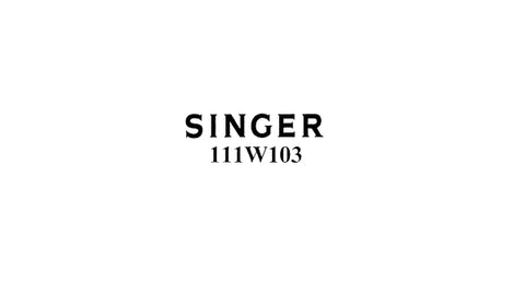 SINGER 111W103 SEWING MACHINE PARTS LIST 15 PAGES ENG