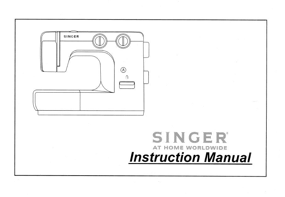 SINGER 1130 SEWING MACHINE INSTRUCTION MANUAL 38 PAGES ENG