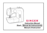 SINGER 1304 START SEWING MACHINE MAQUINA DE COSER MACHINE A COUDRE INSTRUCTION MANUAL MANUAL DE INSTRUCCIONES MANUEL D'INSTRUCTIONS 72 PAGES ENG ESP FR