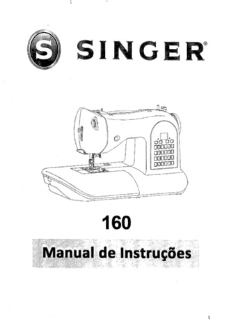 SINGER 160 MAQUINA DE COSTURA MANUAL DE INSTRUCOES 42 PAGINA PT