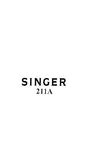 SINGER 211A SEWING MACHINE SERVICE MANUAL 27 PAGES ENG