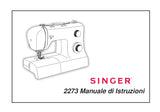 SINGER 2273 TRADITION SEWING MACHINE MANUALE DI ISTRUZIONI 31 PAGES ITAL