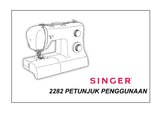 SINGER 2282 TRADITION SEWING MACHINE PETUNJUK PENGGUNAAN 32 PAGES INDON