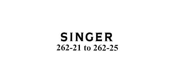 SINGER 262-21 262-22 262-23 262-24 262-25 SEWING MACHINE LIST OF PARTS 9 PAGES ENG