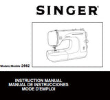 SINGER 2662 SEWING MACHINE INSTRUCTION MANUAL 51 PAGES ENG ESP FRANC