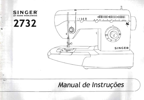 SINGER 2732 MAQUINA DE COSTURA MANUAL DE INSTRUCOES 52 PAGINA PT