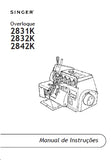 SINGER 2800 2831K 2832K 2842K MAQUINA DE COSTURA MANUAL DE INSTRUCOES 18 PAGINA PT