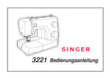 SINGER 3221 SIMPLE NAHMASCHINE BEDIENUNGSANLEITUNG 36 SEITE DEUT