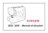 SINGER 3223 3229 AMARILLA SEWING MACHINE MANUALE DI ISTRUZIONI 31 PAGES ITAL