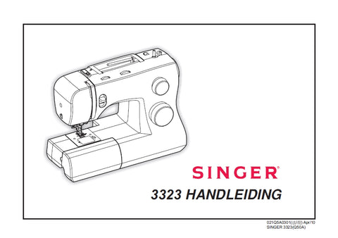 SINGER 3323 TALENT SEWING MACHINE HANDLEIDING 35 PAGES NL