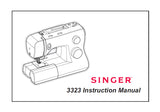 SINGER 3323 SEWING MACHINE INSTRUCTION MANUAL 74 PAGES ENGLISH