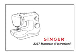 SINGER 3337 FASHION MATE SEWING MACHINE MANUALE DI ISTRUZIONI MANUAL DE INSTRUCCIONES 72 PAGES ITAL ESP