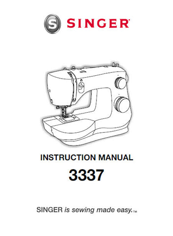 SINGER 3337 FASHION MATE SEWING MACHINE INSTRUCTION MANUAL 102 PAGES ENG ESP FRANC