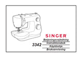 SINGER 3342 FASHION MATE SEWING MACHINE BETJENINGSVEJLEDNING INSTRUKTIONSBOK KAYTTOOHJE BRUKSANVISNING 84 PAGES DK SW FI NO