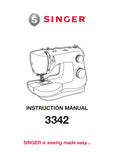 SINGER 3342 FASHION MATE SEWING MACHINE INSTRUCTION MANUAL 102 PAGES ENG ESP FRANC