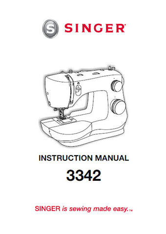 SINGER 3342 FASHION MATE SEWING MACHINE INSTRUCTION MANUAL 102 PAGES ENG ESP FRANC