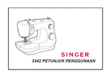 SINGER 3342 FASHIONMATE SEWING MACHINE PETUNJUK PENGGUNAAN 33 PAGES INDON