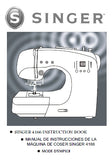 SINGER 4166 SEWING MACHINE MAQUINA DE COSER MACHINE A COUDRE INSTRUCTION BOOK MANUAL DE INSTRUCCIONES MODE D'EMPLOI 104 PAGES ENG ESP FR