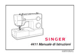 SINGER 4411 SEWING MACHINE MANUALE DI ISTRUZIONI 31 PAGES ITAL