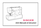 SINGER 4423 SEWING MACHINE MANUALE DI ISTRUZIONI 32 PAGES ITAL