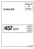 SINGER 457UTT U405 U425 U435 MAQUINA DE COSTURA MANUAL DE SERVICO 55 PAGINA PT