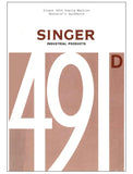 SINGER 491D SEWING MACHINE OPERATORS GUIDEBOOK 16 PAGES ENG