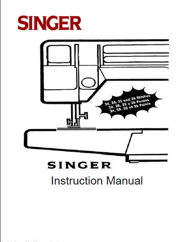 SINGER 5040 SEWING MACHINE INSTRUCTION MANUAL 46 PAGES ENG