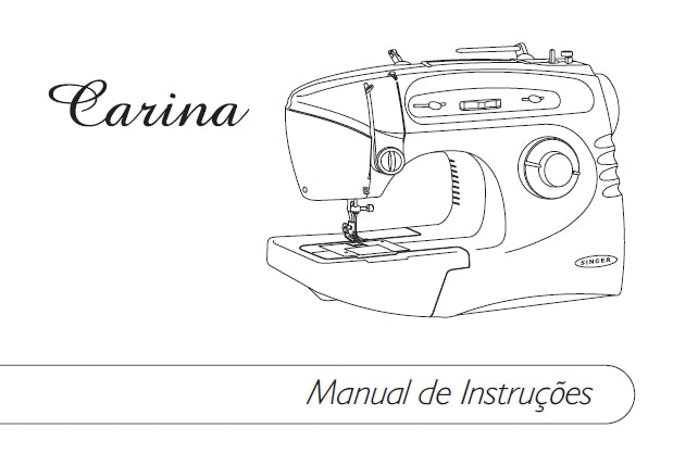 SINGER 5417 5605 5805 5806 5808 CARINA MAQUINA DE COSTURA MANUAL DE INSTRUCOES 52 PAGINA PT