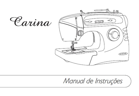 SINGER 5417 5605 5805 5806 5808 CARINA MAQUINA DE COSTURA MANUAL DE INSTRUCOES 52 PAGINA PT