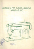 SINGER 547 MACCHINA PER CUCIRE A ZIG ZAG MANUAL DE INSTRUCOES 15 PAGINA PT