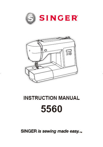 SINGER 5560 SEWING MACHINE INSTRUCTION MANUAL 104 PAGES ENG ESP FRANC