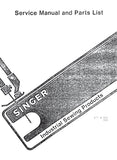 SINGER 677B003 SEWING MACHINE SERVICE MANUAL 33 PAGES ENG