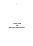 SINGER 68-35 SEWING MACHINE INSTRUCTIONS FOR USING AND ADJUSTING 14 PAGES ENG