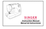 SINGER 8280 SEWING MACHINE INSTRUCTION MANUAL MANUAL DE INSTRUCCIONES 50 PAGES ENG ESP