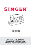 SINGER 8500Q SEWING MACHINE INSTRUCTION MANUAL 92 PAGES ENG FRANC ESP