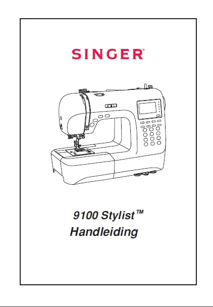 SINGER 9100 STYLIST SEWING MACHINE HANDLEIDING 84 PAGES NL