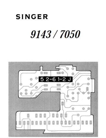 SINGER 9143 7050 SEWING MACHINE INSTRUCTION BOOK 51 PAGES ENG
