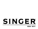 SINGER 9224 9217 SEWING MACHINE INSTRUCTION MANUAL 32 PAGES ENG