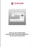 SINGER 9960 QUANTUM STYLIST MAQUINA DE COSTURA MANUAL DE INSTRUCOES 61 PAGINA PT