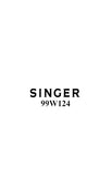 SINGER 99W124 SEWING MACHINE INSTRUCTIONS 7 PAGES ENG