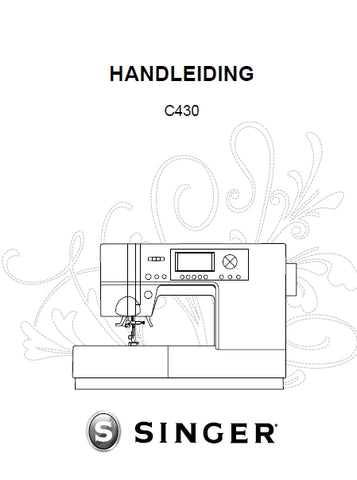 SINGER C430 SEWING MACHINE HANDLEIDING 54 PAGES NL