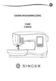 SINGER C440 C440Q SEWING MACHINE GEBRUIKSAANWIJZING 46 PAGES NL